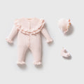 Blush Ruffle Knit 3-Piece Set