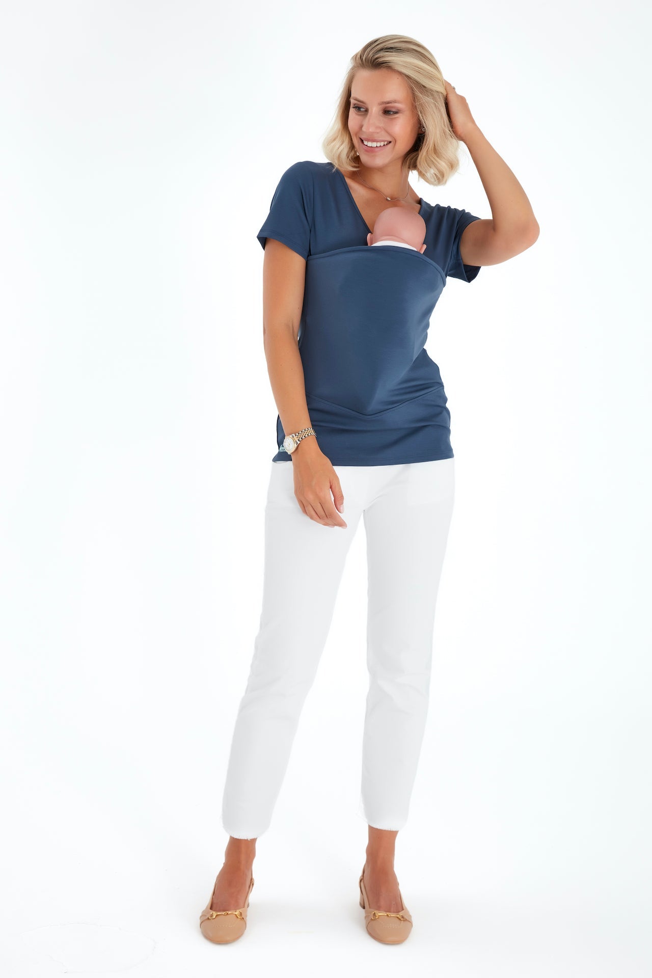 Hands Free Baby Carrier Maternity/Nursing Top