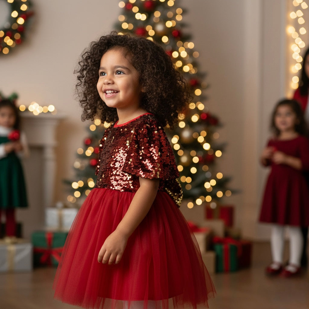 Scarlett Sequin Tulle Dress