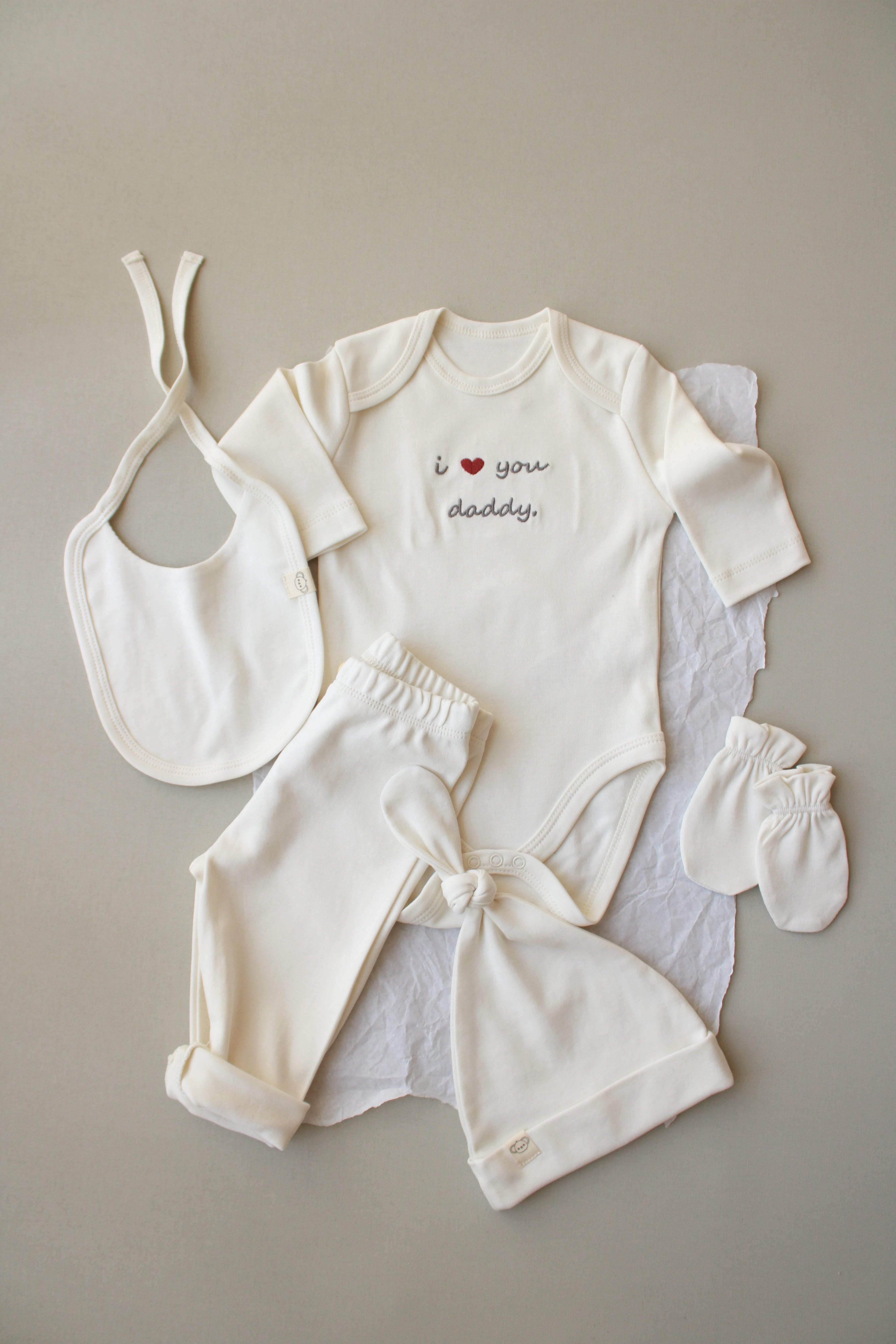 I Love You Daddy Newborn 5 Piece Set