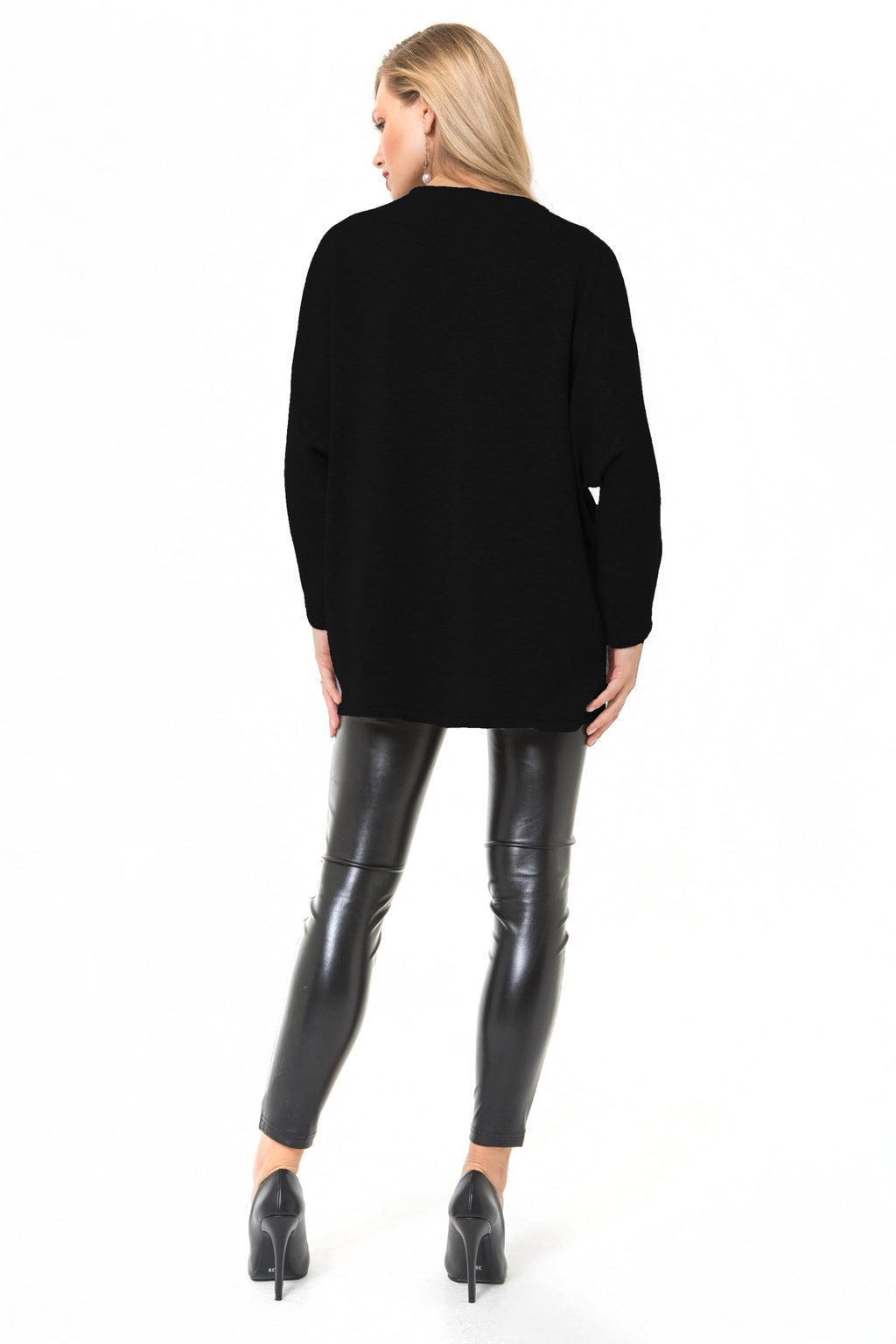 Let Loose Crossover Long Sleeve Maternity/Nursing Knit Top