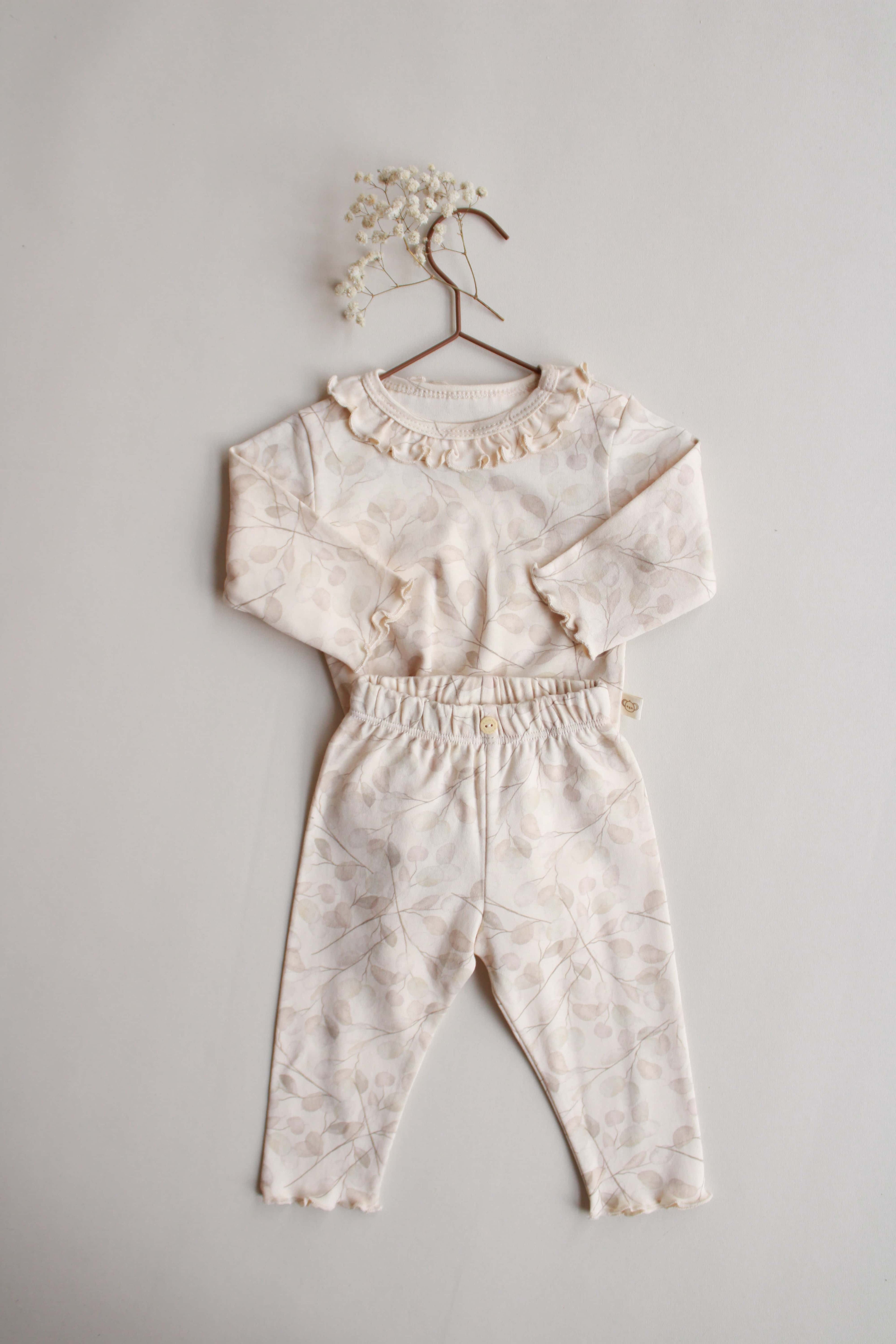 Willow Floral Ruffle Set