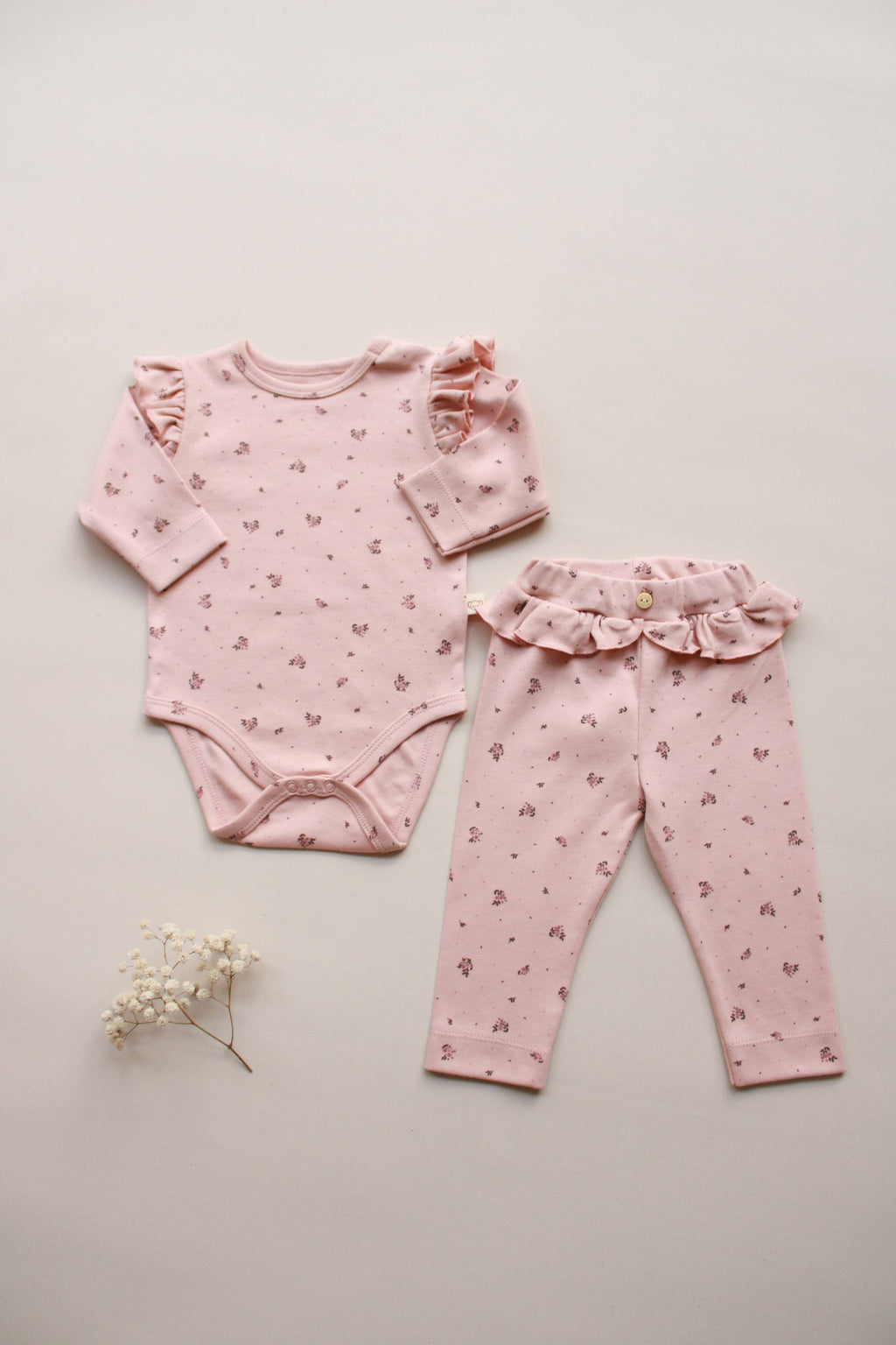 Rosalie Floral Ruffle Set