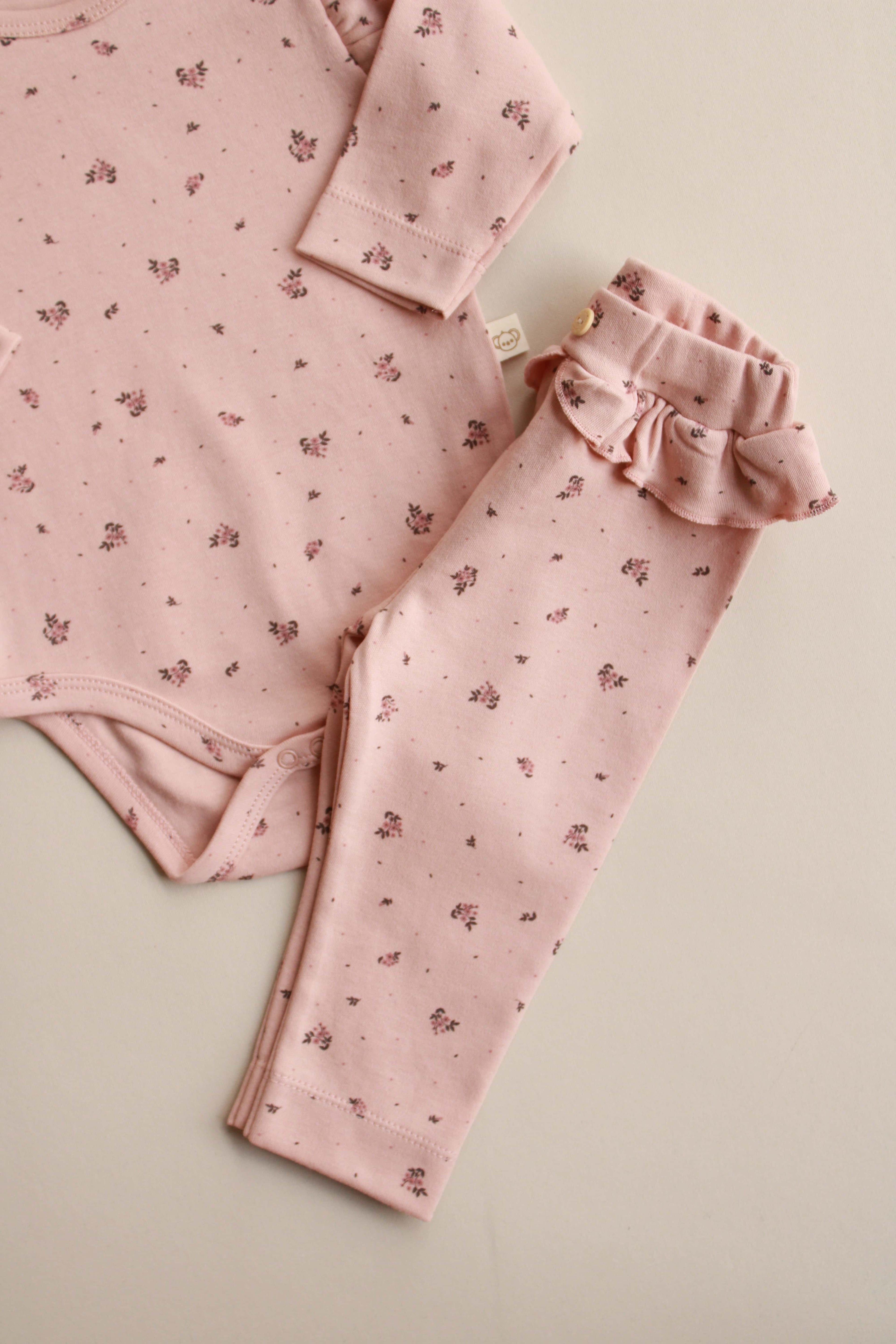 Rosalie Floral Ruffle Set