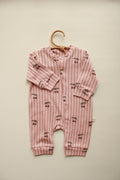 Cherry Striped Onesie